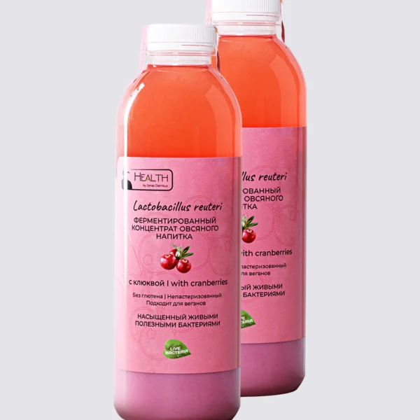Реутери Lactobacillus LRDR™, концентрат живых бактерий с клюквой, 0.75л (2 шт.)