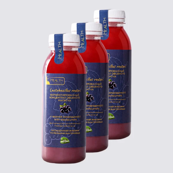 Реутери Lactobacillus LRDR™, концентрат живых бактерий с черной смородиной, 0.33л (3 шт.)